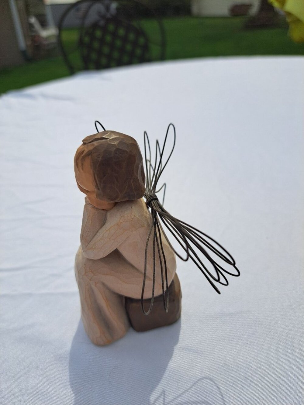 Willow Tree Angel Of Caring Figurine Susan Lordi Box Demdaco Hand-Painted Resin - Picture 5 of 10